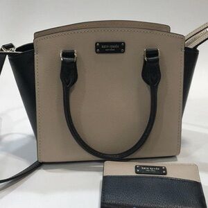 NEW!! Women’s Kate Spade Jeanne Two-tone Satchel Bag With Matching Wallet
